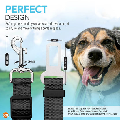 Hot Selling Retractable Safety Rope Car Safety Buckle Dog Leash Pet Safety Belt Dog Car Seat Belt