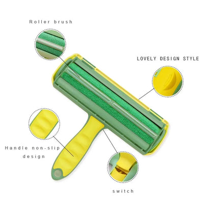 OEM ODM Factory Custom Pet Cat Dog Fur Fuzz Hair Lint Cleaning Remover Roller Brush Removal Tool for Couch Carpet