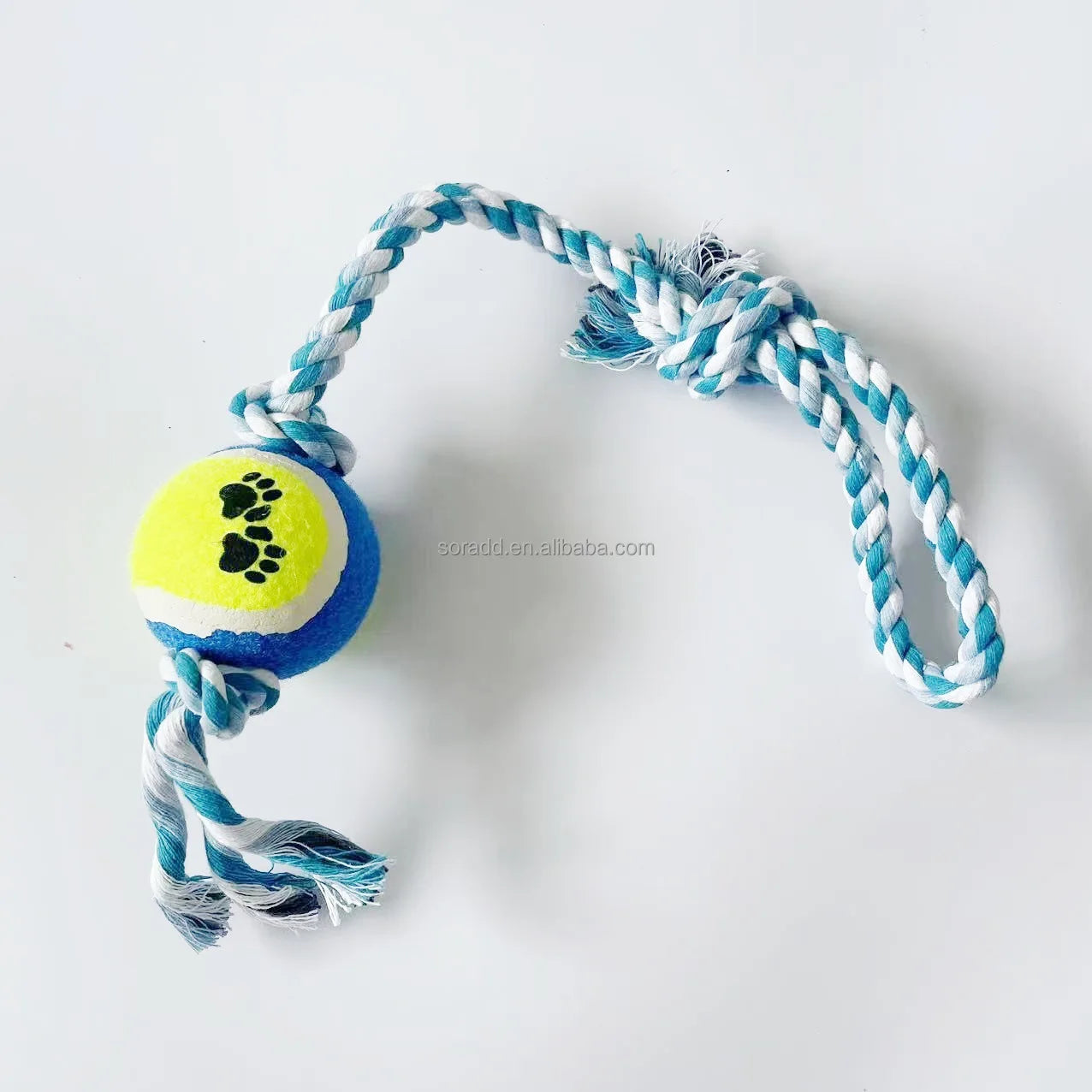 Durable Nylon Dog Interactive Dumbbell Shaped Knot Rope Combination Aggressive Dog Rope Toy Molar CHEW Toy Cotton Dog Toy Rope