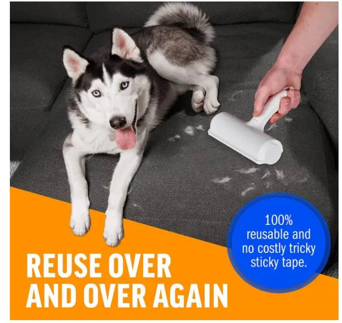 Self-Cleaning Dog Cat Hair Lint Roller Pet Hair Remover Roller for Small Animals Hair Remover Pet