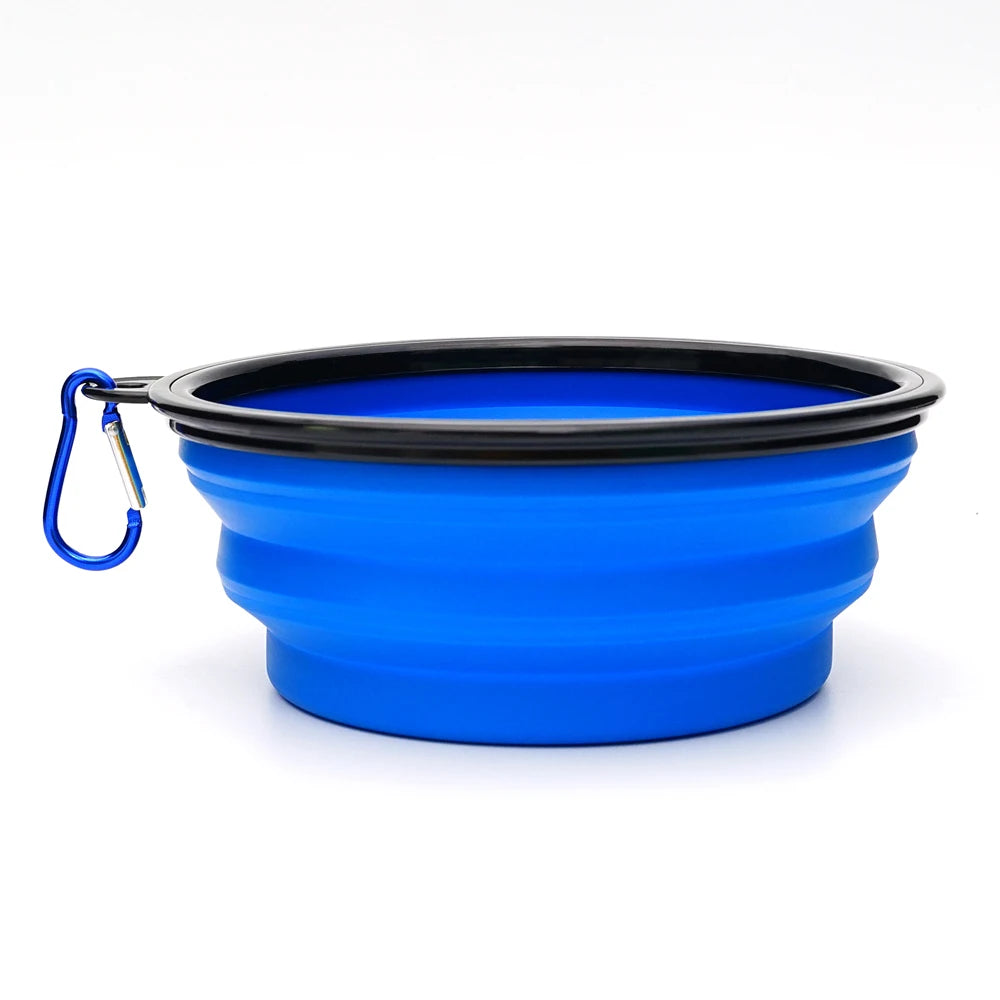 Wholesale 12Oz 34Oz BPA Free Outdoor Portable Foldable Collapsible Silicone Cat Dog Pet Travel Food Water Feeder Dish Bowl